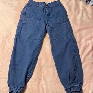 Purple/blue urban outfitters cargo pants, size XS, great condition